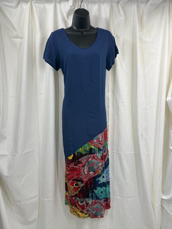 Jams World Dresses & Skirts - Vintage Jams World Rock Fish Limited Edition Rayon Dress Hawaii Small Midi USA